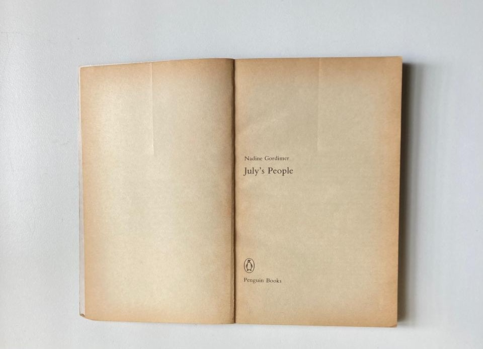 July's people - Nadine Gordimer