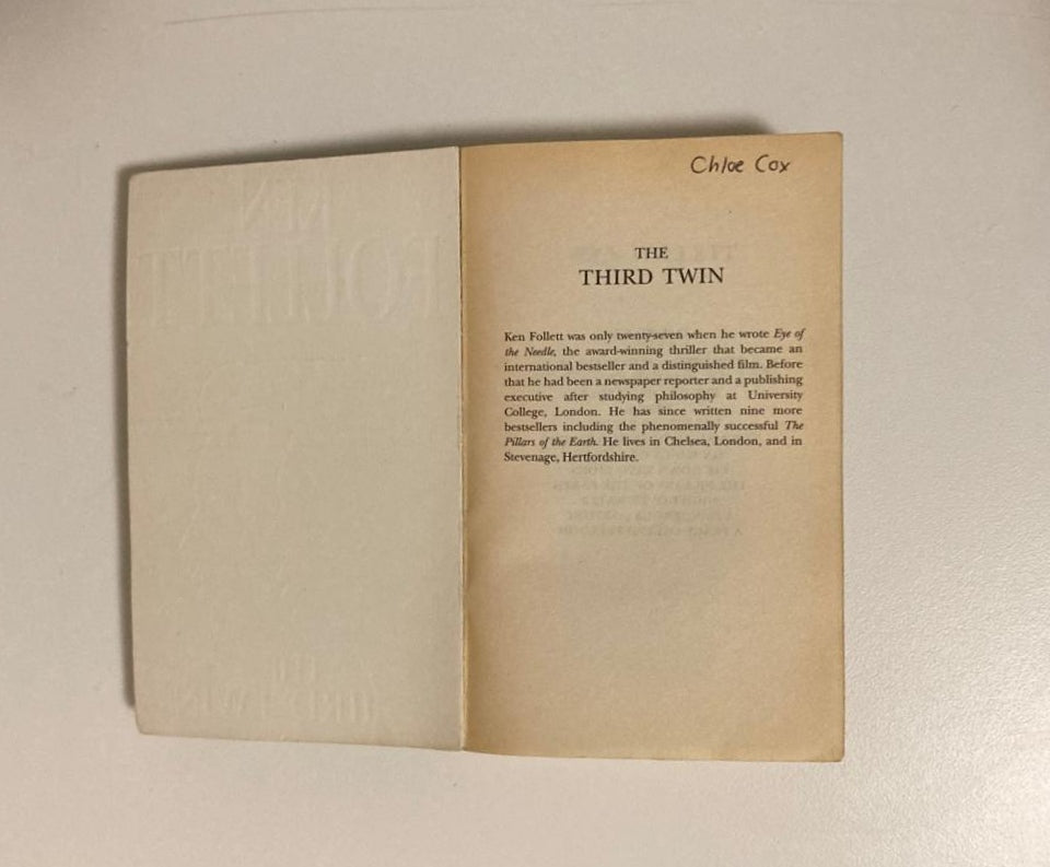 The third twin - Ken Follett
