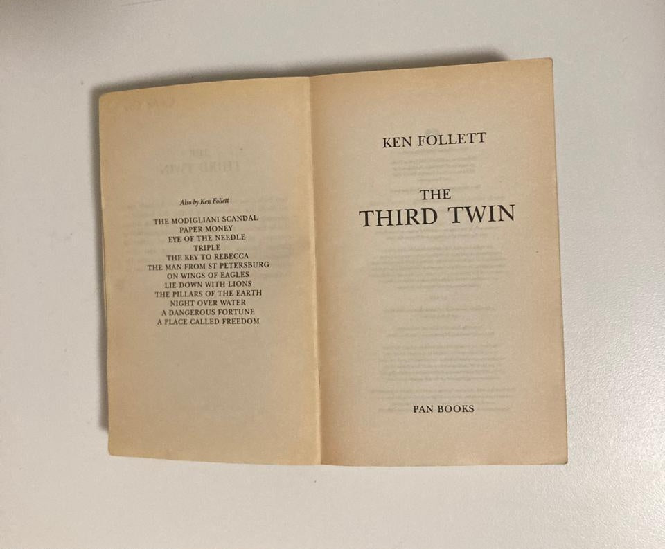 The third twin - Ken Follett