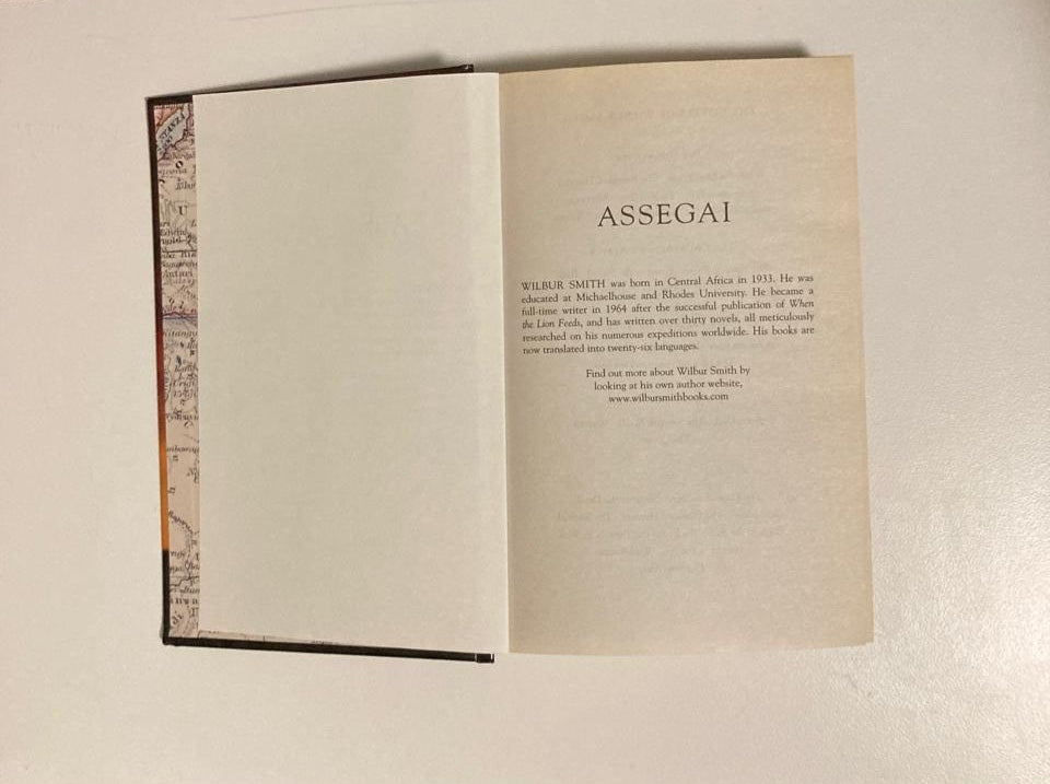 Assegai - Wilbur Smith (First edition; special traveller's hardback)