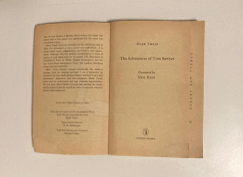 The adventures of Tom Sawyer - Mark Twain