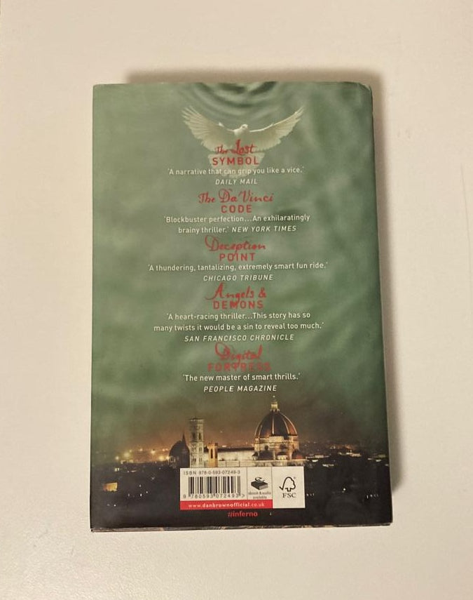 Inferno - Dan Brown (Robert Langdon #4; First UK edition)
