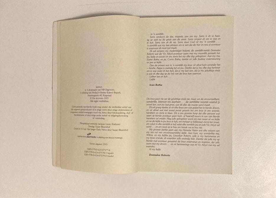 Vir altyd - Francois Bloemhof (First edition)