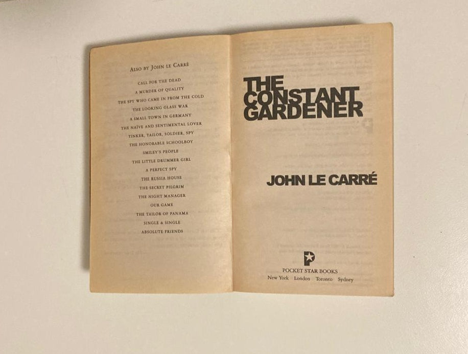 The constant gardener - John le Carré