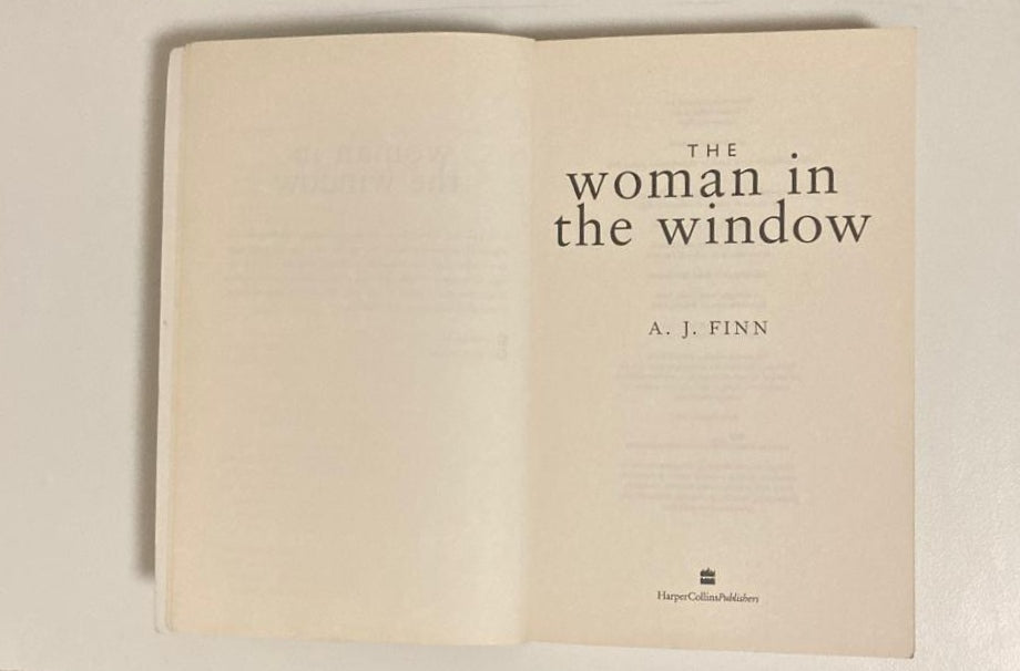 The woman in the window - A.J. Finn