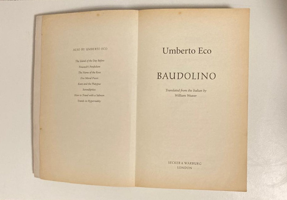 Baudolino - Umberto Eco