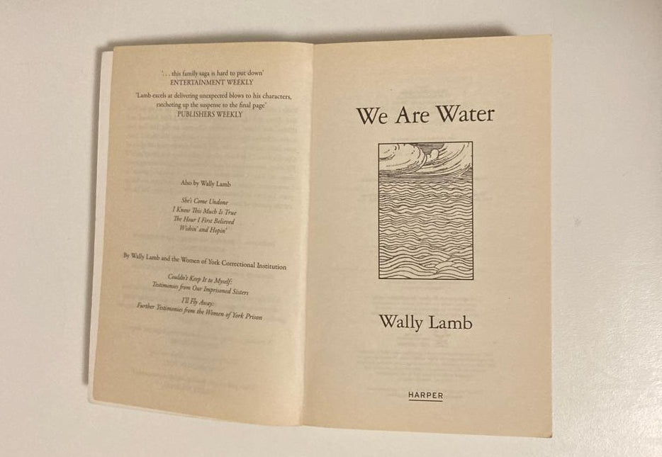 We are water - Wally Lamb