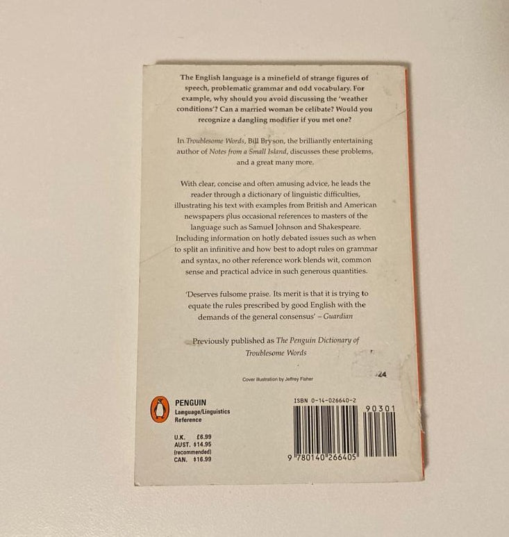 Troublesome words - Bill Bryson