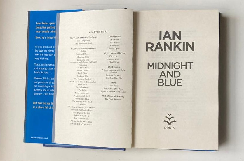 Midnight and blue - Ian Rankin (Inspector Rebus #25)