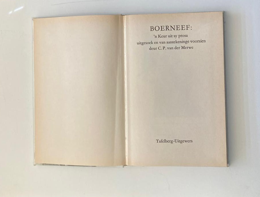 Boerneef: ’n Keur uit sy prosa