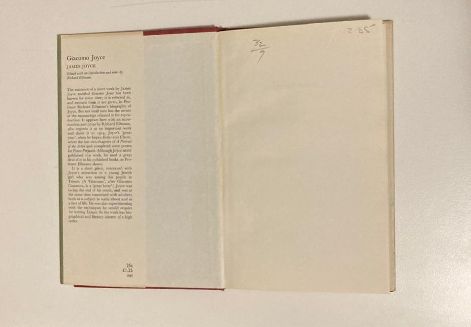 Giacomo Joyce - James Joyce