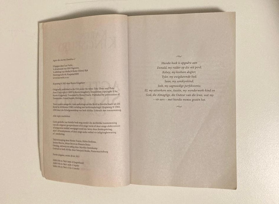 Agter die skerms - Karen Kingsbury (Omnibus 2)