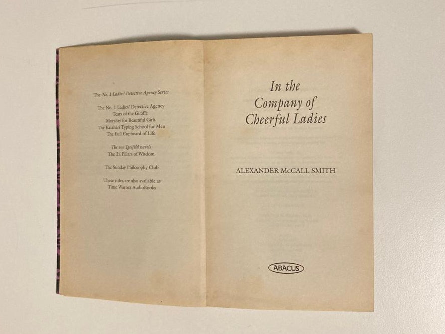 In the company of cheerful ladies - Alexander McCall Smith (No. 1 Ladies' Detective Agency #6)