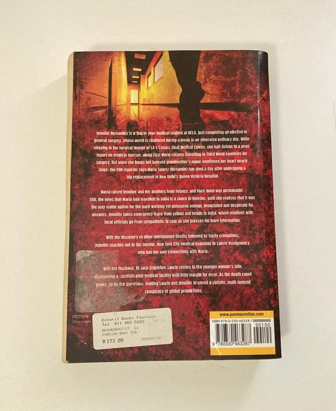 Foreign body - Robin Cook (Jack Stapleton and Laurie Montgomery #8)