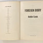 Foreign body - Robin Cook (Jack Stapleton and Laurie Montgomery #8)