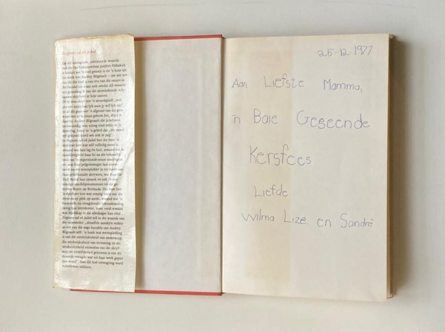 Nogtans sal ek jubel - Audrey Blignaut (First edition)