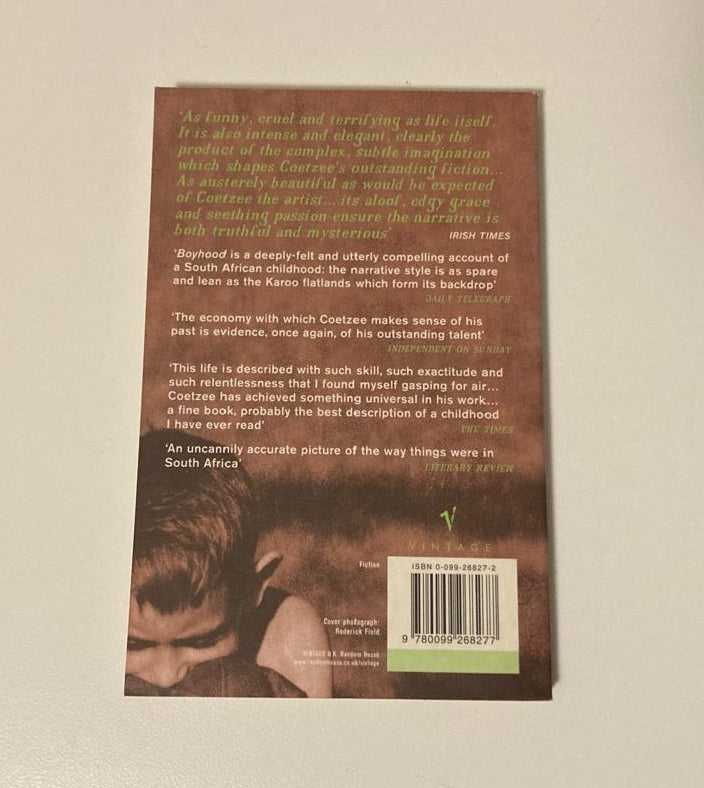 Boyhood - J.M. Coetzee (Scenes from provincial life #1)
