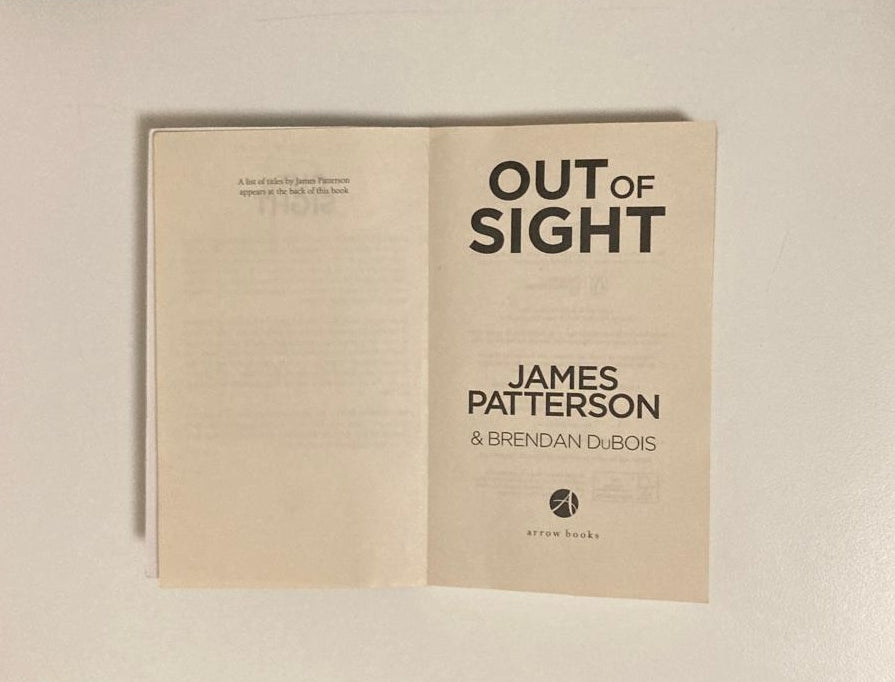 Out of sight - James Patterson and Brendan DuBois (Amy Cornwall #1)