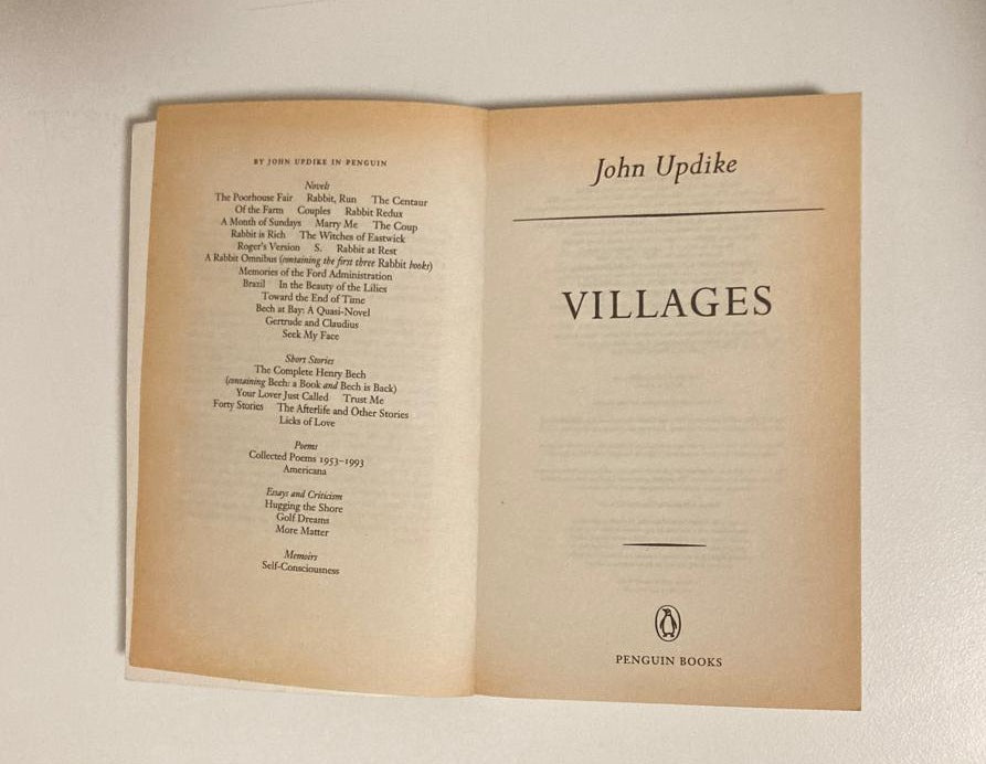 Villages - John Updike