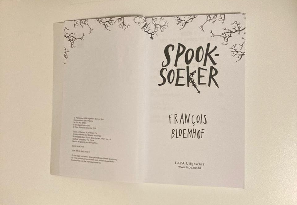 Spooksoeker - Francois Bloemhof (First edition)