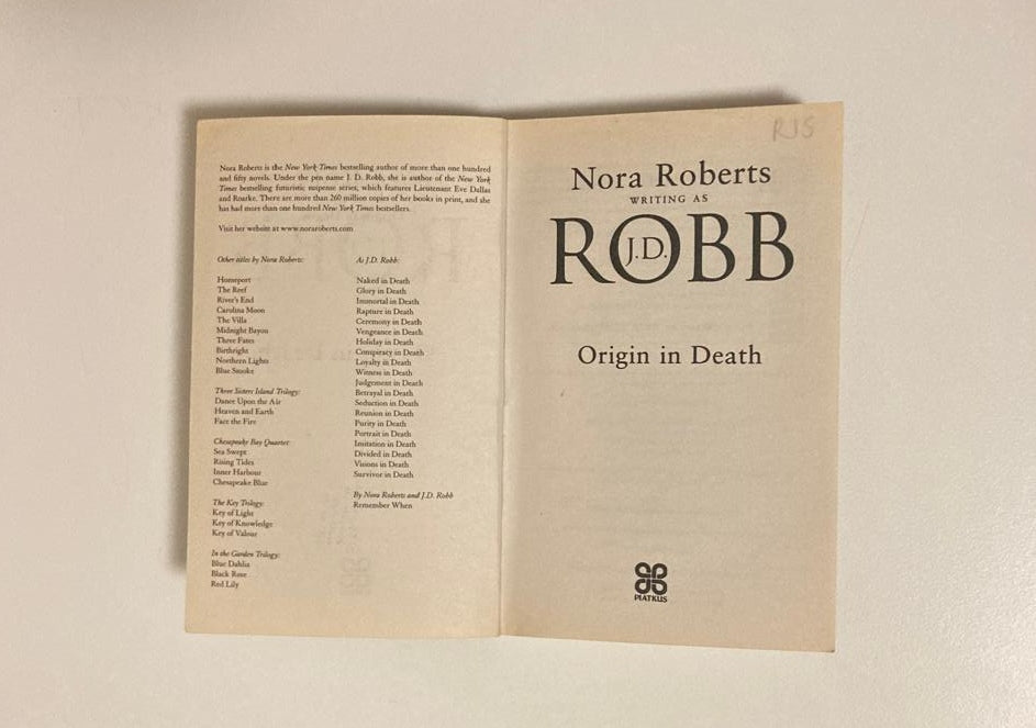 Origin in death - J.D. Robb (In Death #21)