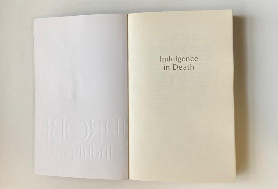 Indulgence in death - J.D. Robb (In Death #31)