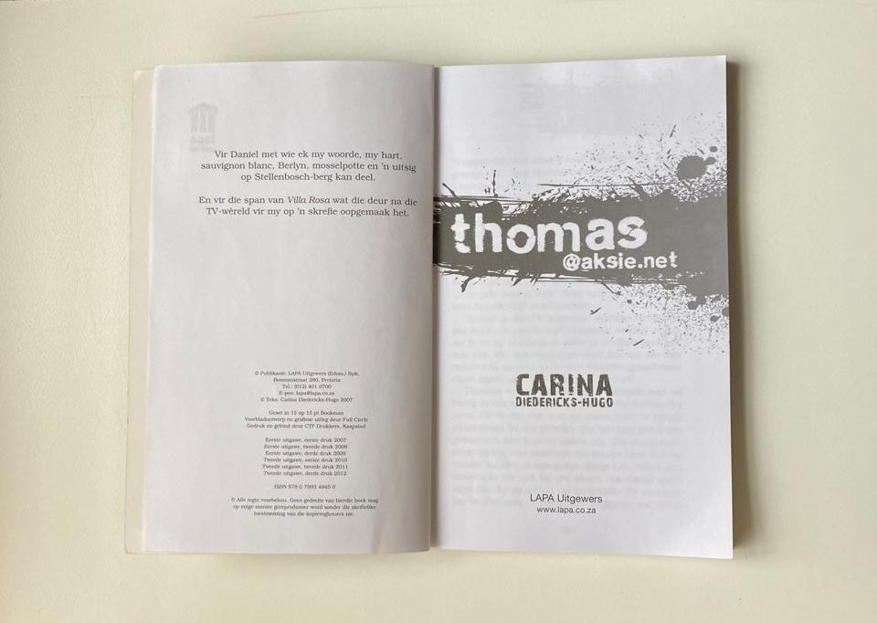 Thomas@aksie.net - Carina Diedericks-Hugo