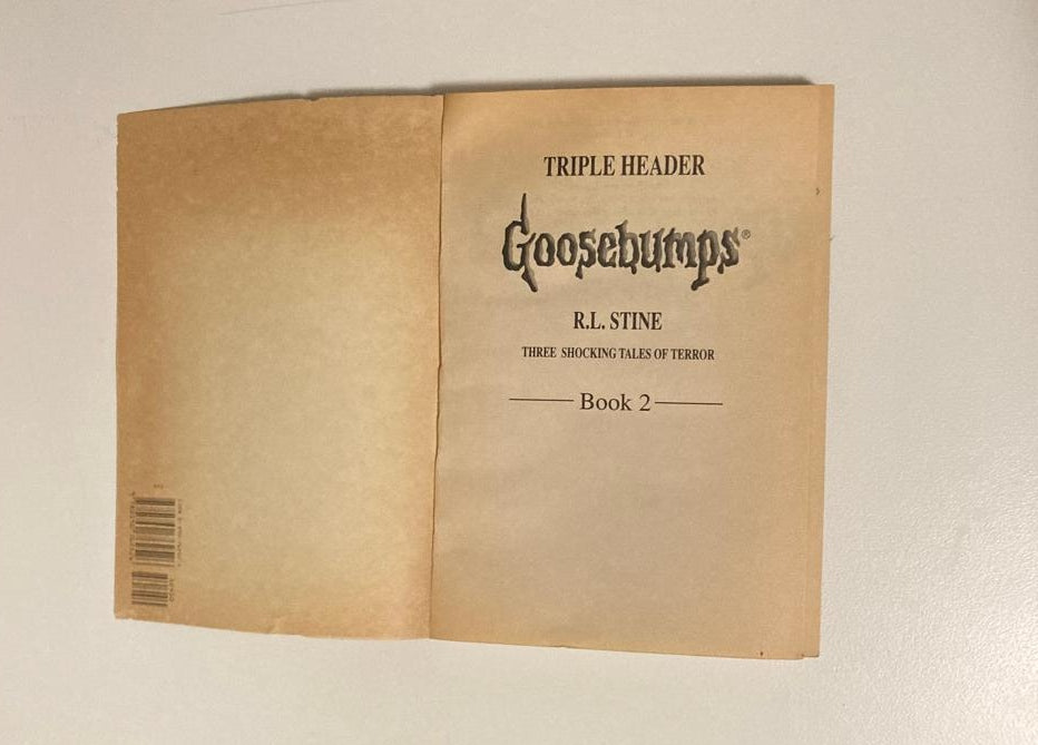 Three shocking tales of terror - R.L. Stine (Goosebumps Triple Header Book #2)