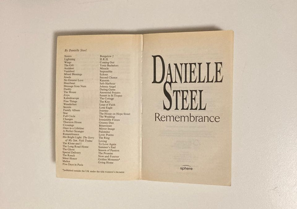 Remembrance - Danielle Steel