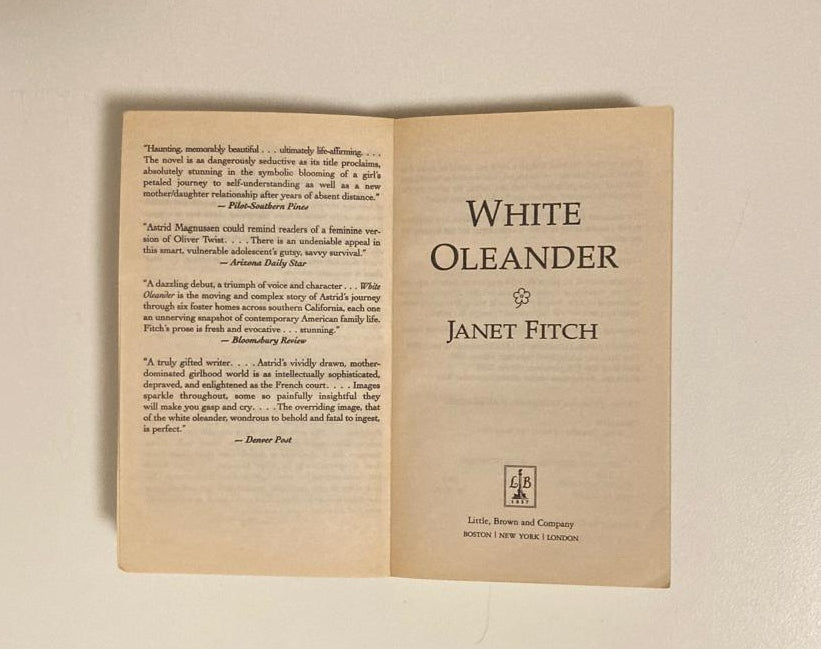 White oleander - Janet Fitch