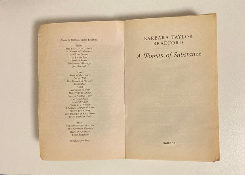 A woman of substance - Barbara Taylor Bradford (Emma Harte Saga #1)