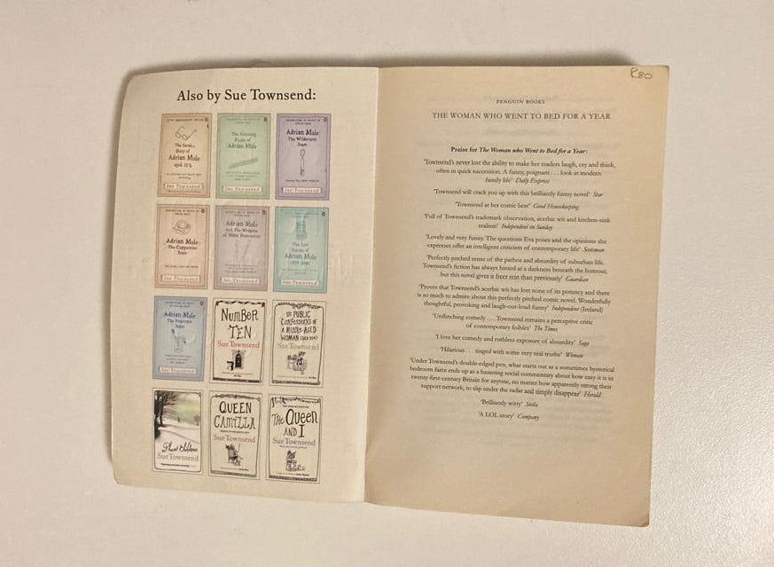 The woman who went to bed for a year - Sue Townsend