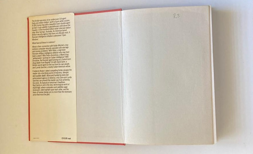 Red centre - Frederick Nolan (First edition)