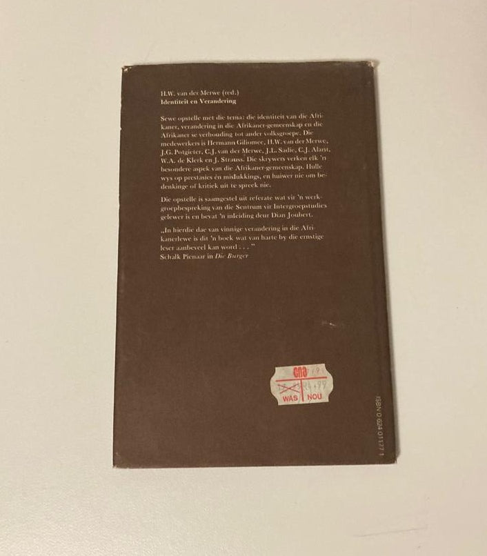 Tyd van vernuwing: Opstelle oor tyd en samelewing - W.A. de Klerk (First edition)
