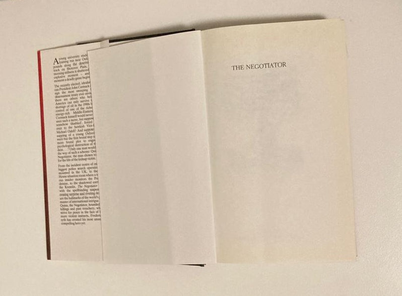 The negotiator - Frederick Forsyth
