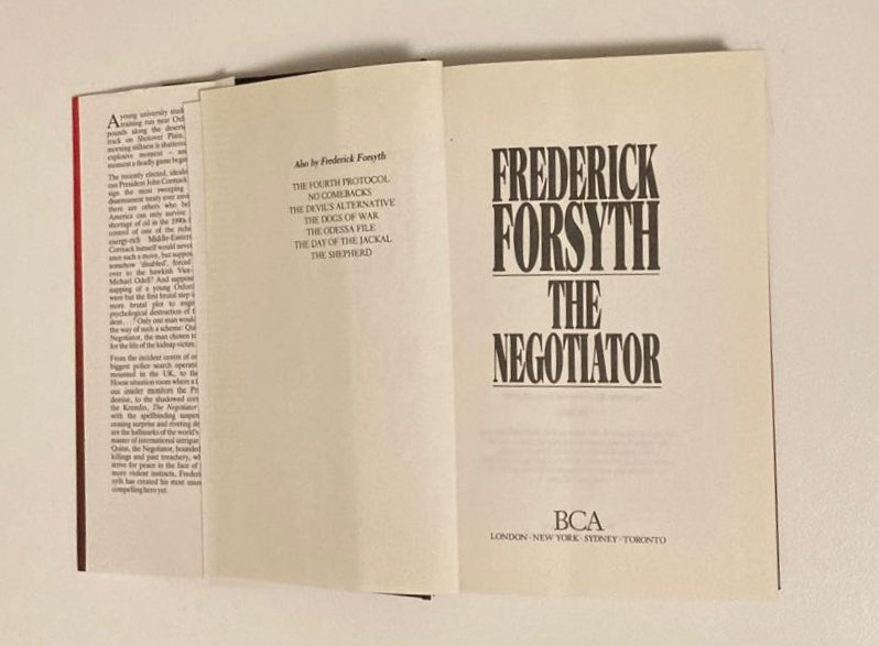 The negotiator - Frederick Forsyth