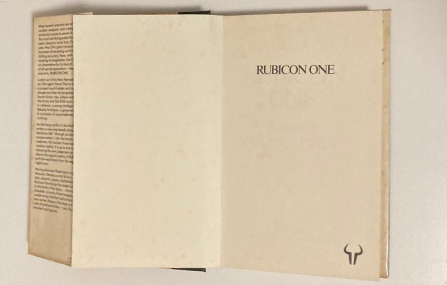 Rubicon one - Dennis Jones (First UK edition)
