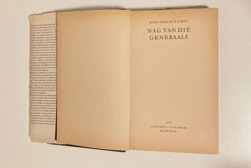 Nag van die generaals - Hans Hellmut Kirst (Uit Duits in Afrikaans vertaal)