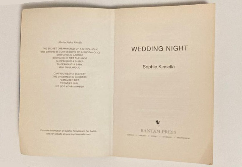 Wedding night - Sophie Kinsella