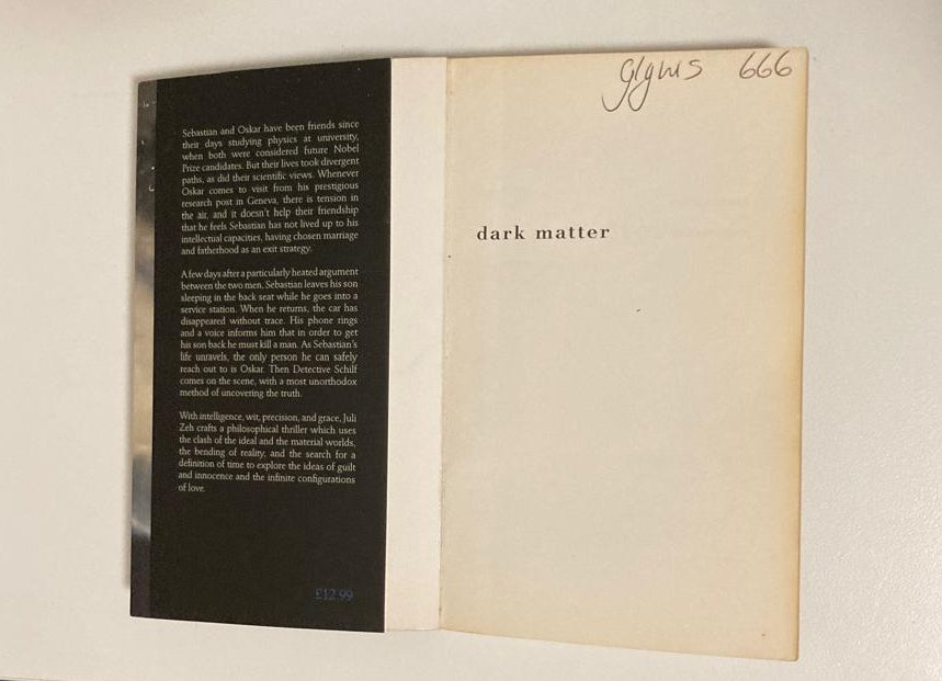 Dark matter - Juli Zeh