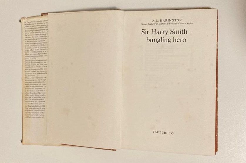 Sir Harry Smith - bungling hero - A.L. Harington (First edition)