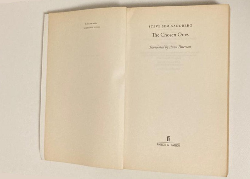 The chosen ones - Steve Sem-Sandberg