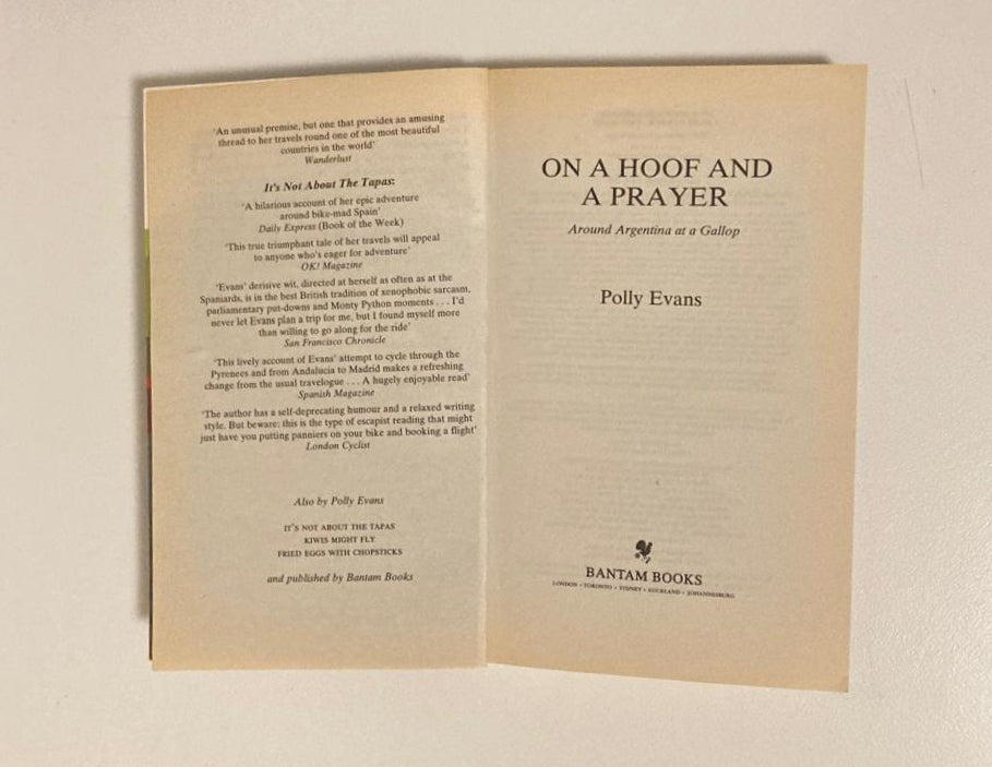On a hoof and a prayer - Polly Evans