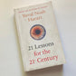 21 lessons for the 21st century - Yuval Noah Harari