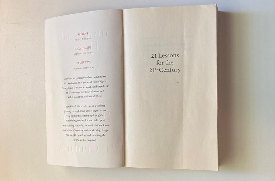 21 lessons for the 21st century - Yuval Noah Harari