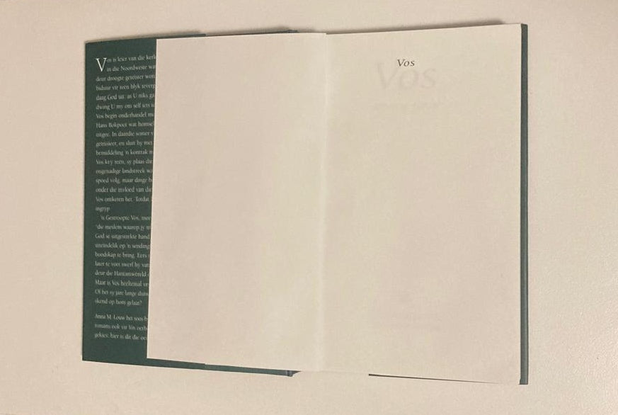 Vos - Anna M. Louw (First edition)