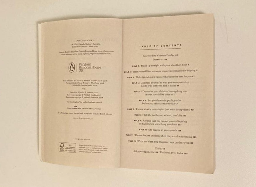 12 rules for life: An antidote to chaos - Jordan P. Peterson
