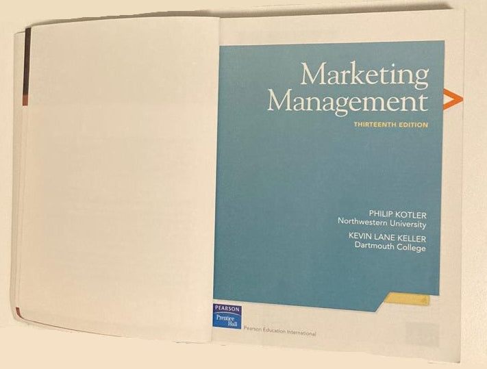 Marketing management - Philip Kotler and Kevin Lane Keller
