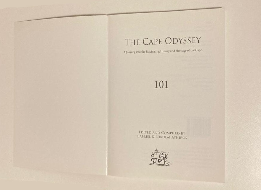 The Cape Odyssey 101 - Gabriel and Nikolai Athiros (First edition)