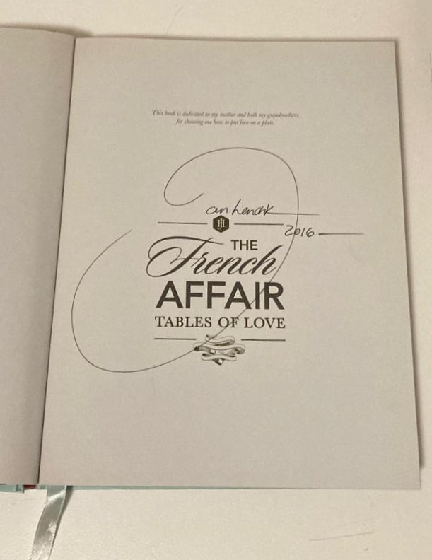 The French affair: Tables of love - Jan Hendrik van der Westhuizen (Signed)